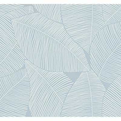 Seabrook Designs Beach House Summer Magnolia Unpasted Wallpaper