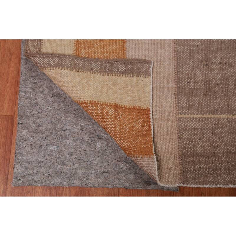 Hand Woven Oriental 100% Jute Carpet Southwestern Modern Multi-Colored Kilim Area Rug - 13' 1'' X 10' 8''
