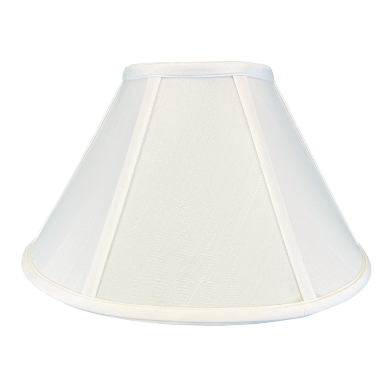 Royal Designs Conical Empire Lamp Shade, White, 5x14x9.5 - Single - On ...