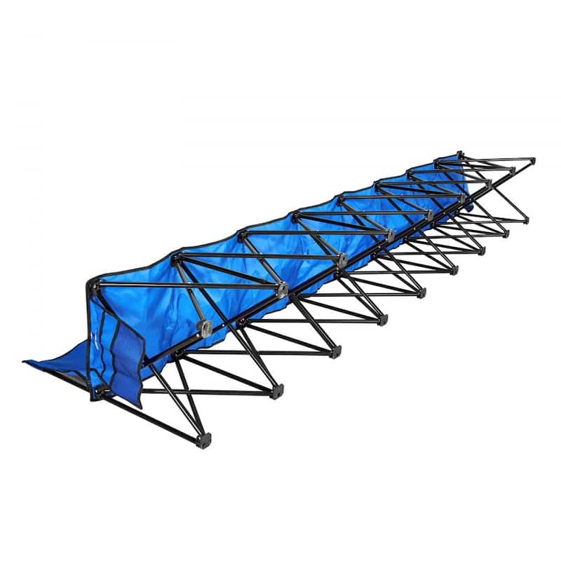 Foldable Team Bench with 600D Oxford Fabric Sturdy Iron Frame for Sports and Outdoor Use