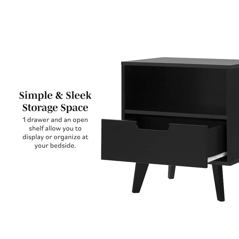 Middlebrook Designs Modern 1-Drawer Nightstand (Set of 2)