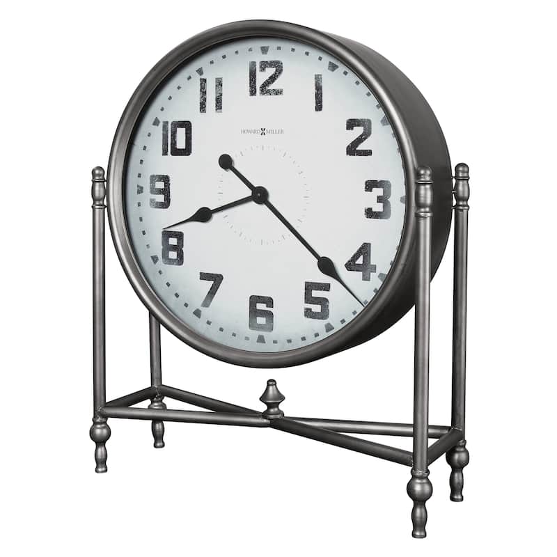 Howard Miller Childress Mantel Clock - Light Charcoal