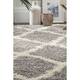 SAFAVIEH Dallas Shag Giusy Trellis 1.5-inch Thick Rug