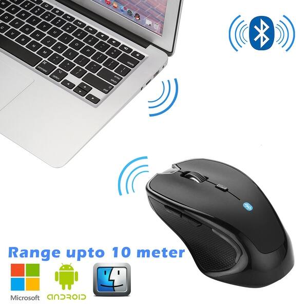 Shop Black Friday Deals On Agptek Wireless Bluetooth Mouse Optical 2400 Dpi For Mac Macbook Pc Laptop Android Overstock 29606402