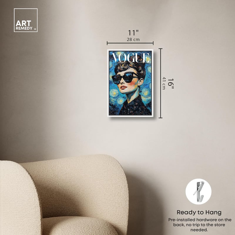 Starry Night Icon Canvas by Art Remedy