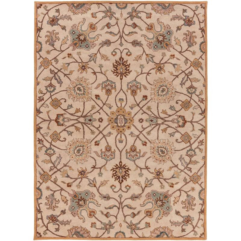 Hand-tufted Trey Traditional Wool Area Rug