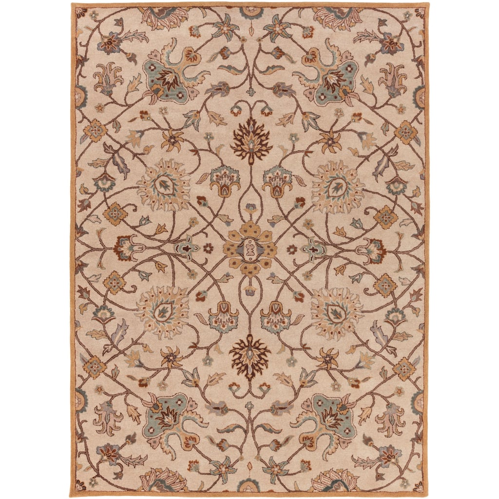 Hand-tufted Trey Traditional Wool Area Rug