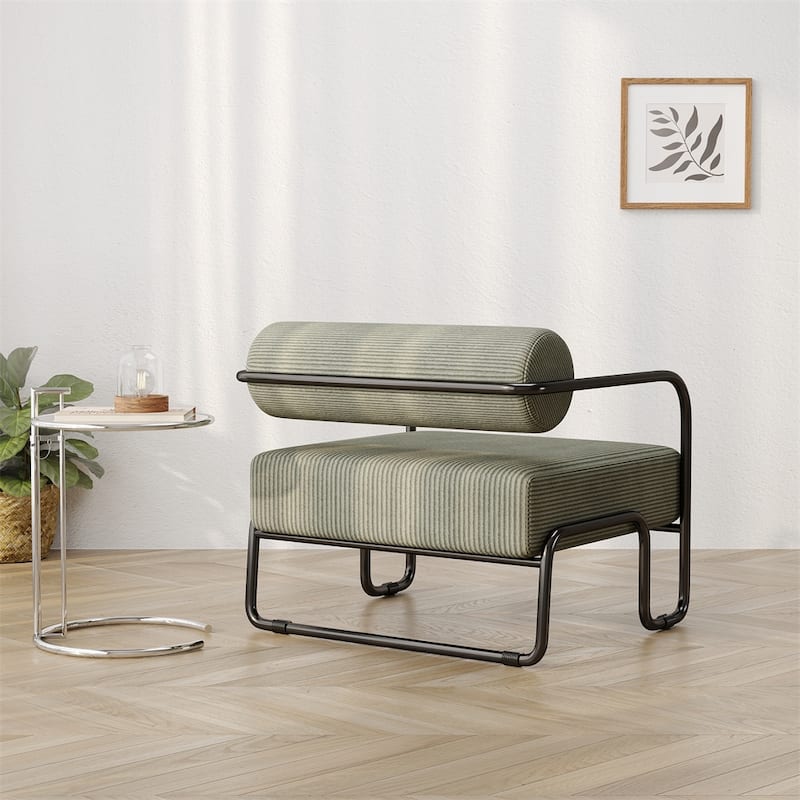 Living Room Iron Sofa Chair, Balcony Leisure Lazy Individual Chair