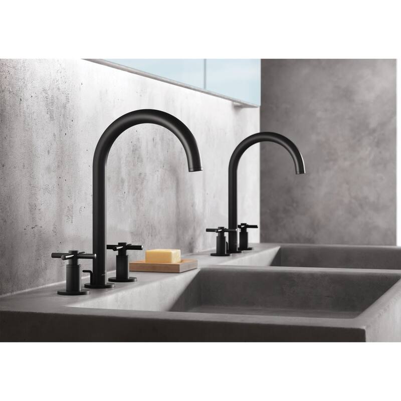 Grohe 20 659 Atrio New 1.2 GPM Widespread Bathroom Faucet with Pop-Up - Brushed Cool Sunrise