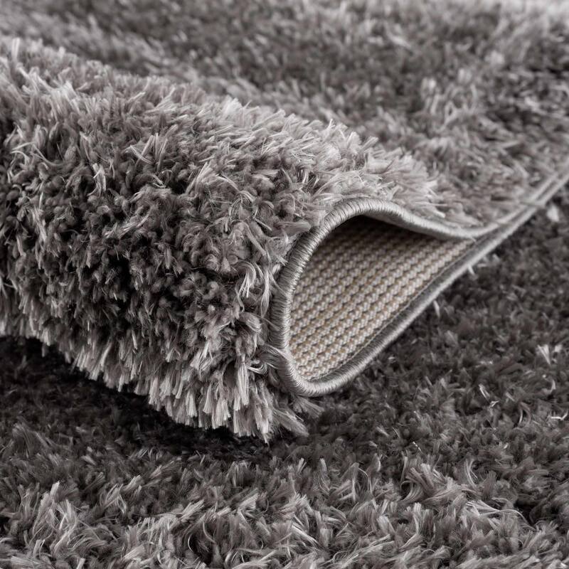 Faina Machine Washable Fluffy Carpet Solid Shag Plain Area Rug