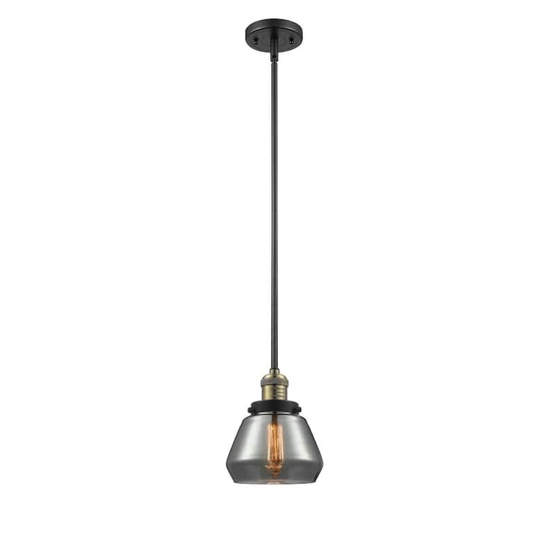 Innovations Lighting Fulton Single Light 7" Wide Mini Pendant with