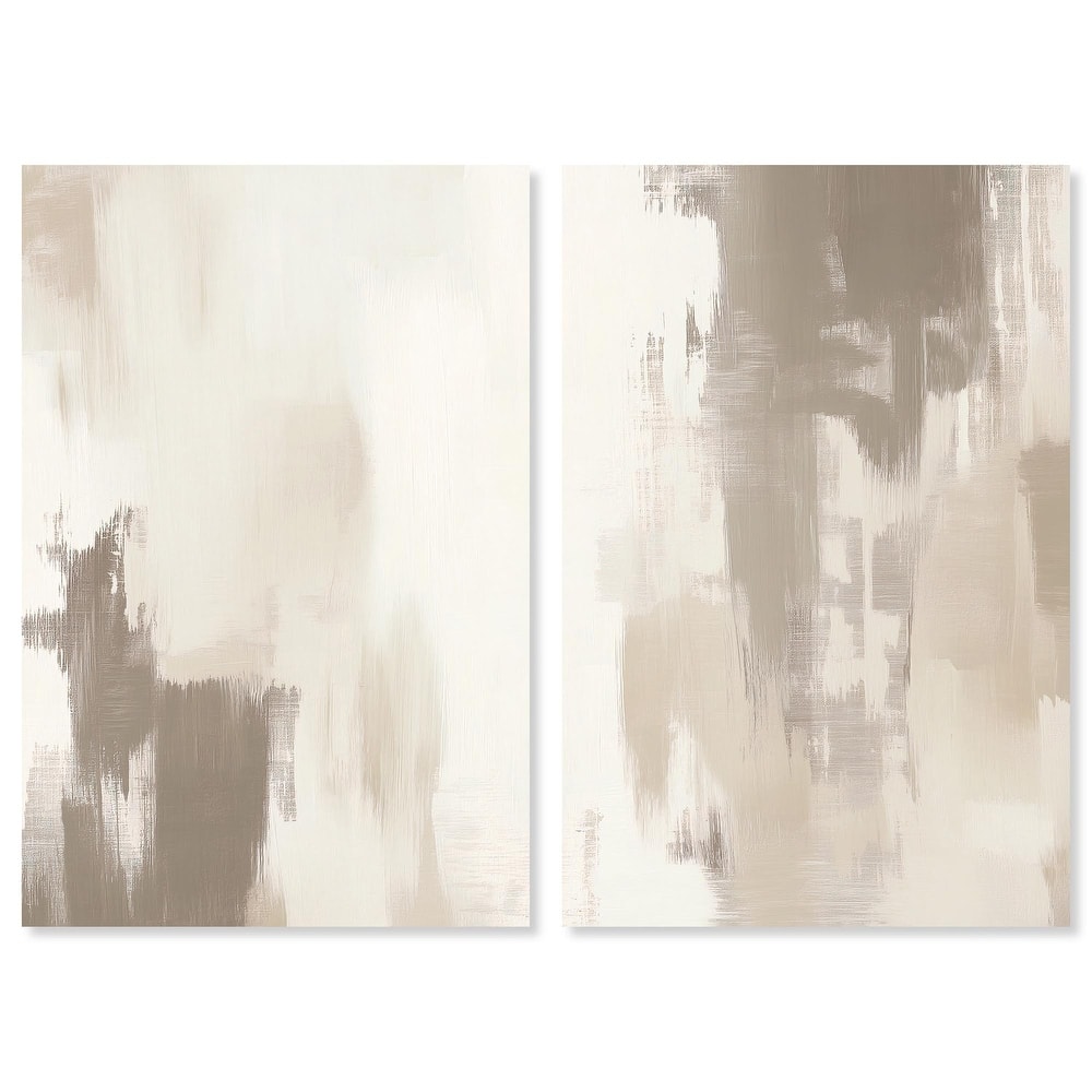 Winter Mist I Canvas Set of 2 by Art Remedy, Gallery Wrapped