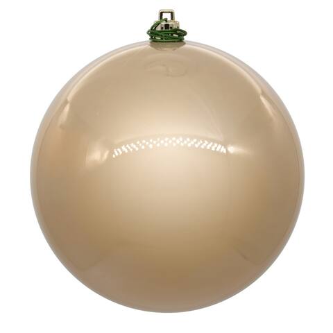 Vickerman 4.75" Oat Pearl UV Drilled Ball Ornament, 4 per bag.