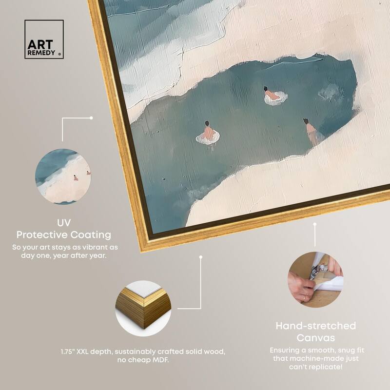 Daydreams by the Sea Canvas by Art Remedy