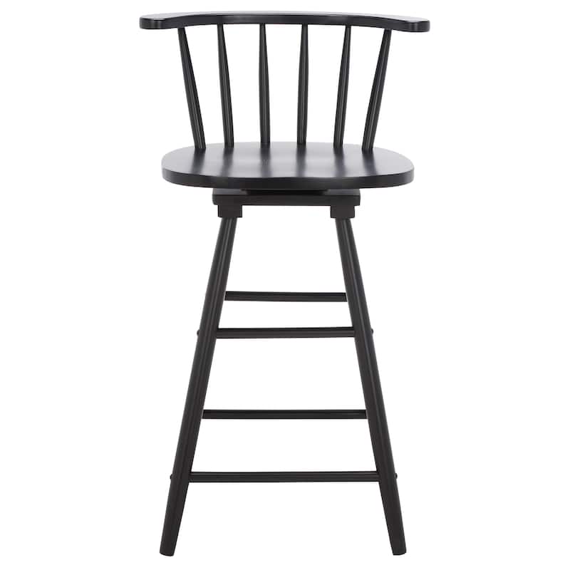 SAFAVIEH Gunnlaug Swivel 25-inch Counter Stool - 21 In. W x 17 In. D x 36 In. H - 21Wx17Dx36H