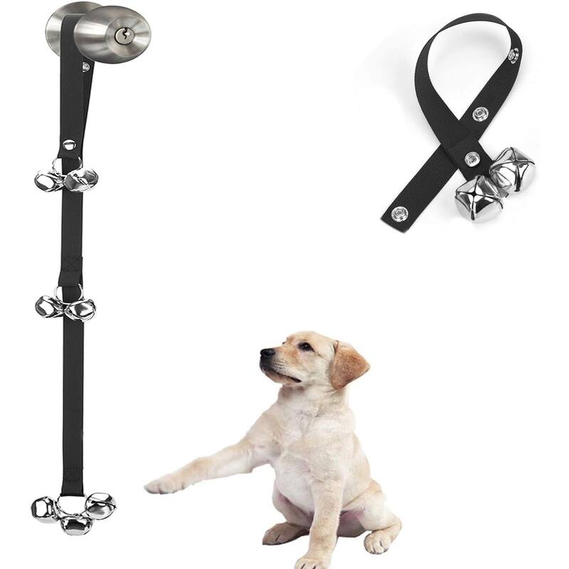 Puppy Bells Dog Pet Cat Doorbells -3 Snaps for Length Adjustment