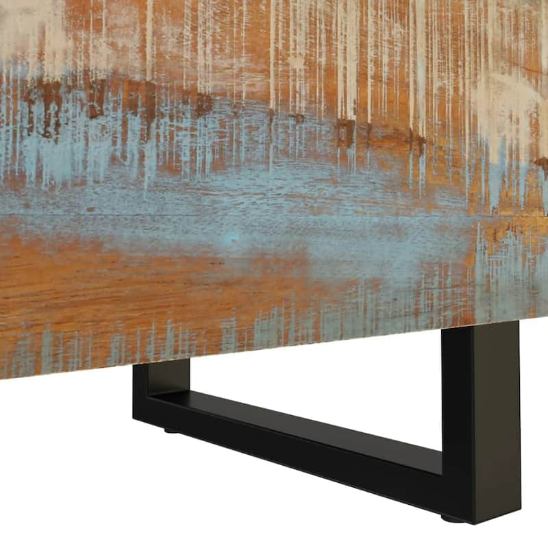 vidaXL Bedside Cabinet 15.7"x13"x18.1" Solid Wood