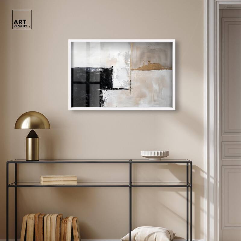 Black Dust and White Ash II Shadowbox by Art Remedy