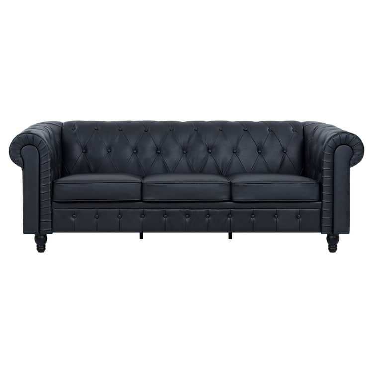 Elegance Chesterfield Sofa, Luxurious Comfort for Cozy Living Rooms, Mid-Century Modern couch, Elegance, 3-Seater Sofa