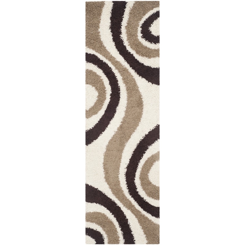 SAFAVIEH Art Shag Babita Abstract Rug