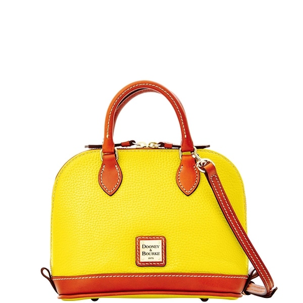 Dooney & Bourke Pebble Grain Bitsy Bag (Introduced by Dooney & Bourke at $178 in Dec 2015) - Sunset