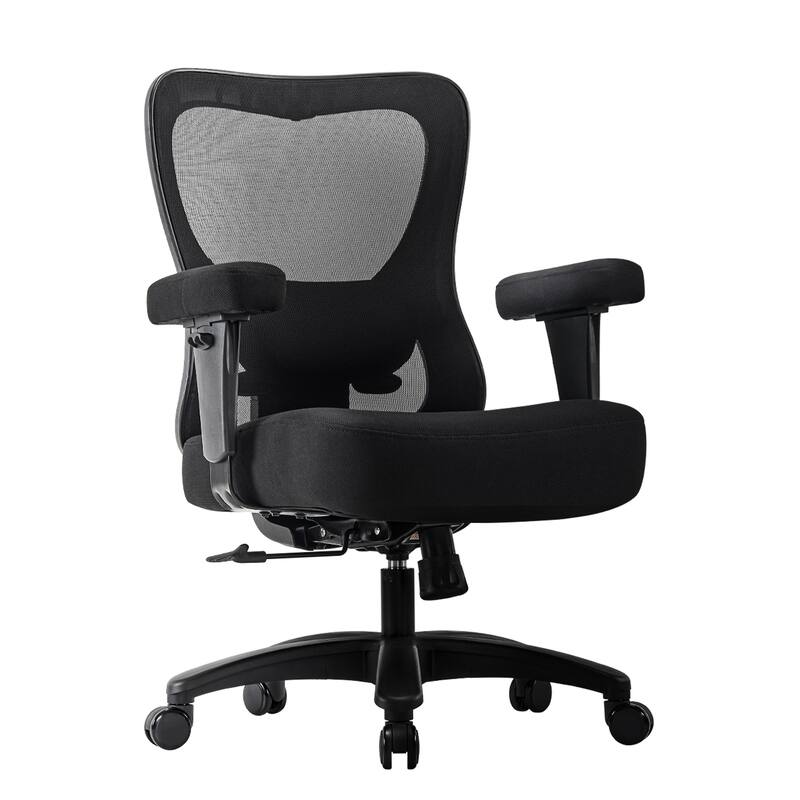 Big Office Chair,Large Ergonomic Executive Chair for Heavy Duty People, Computer Desk Task Chair with Wheels