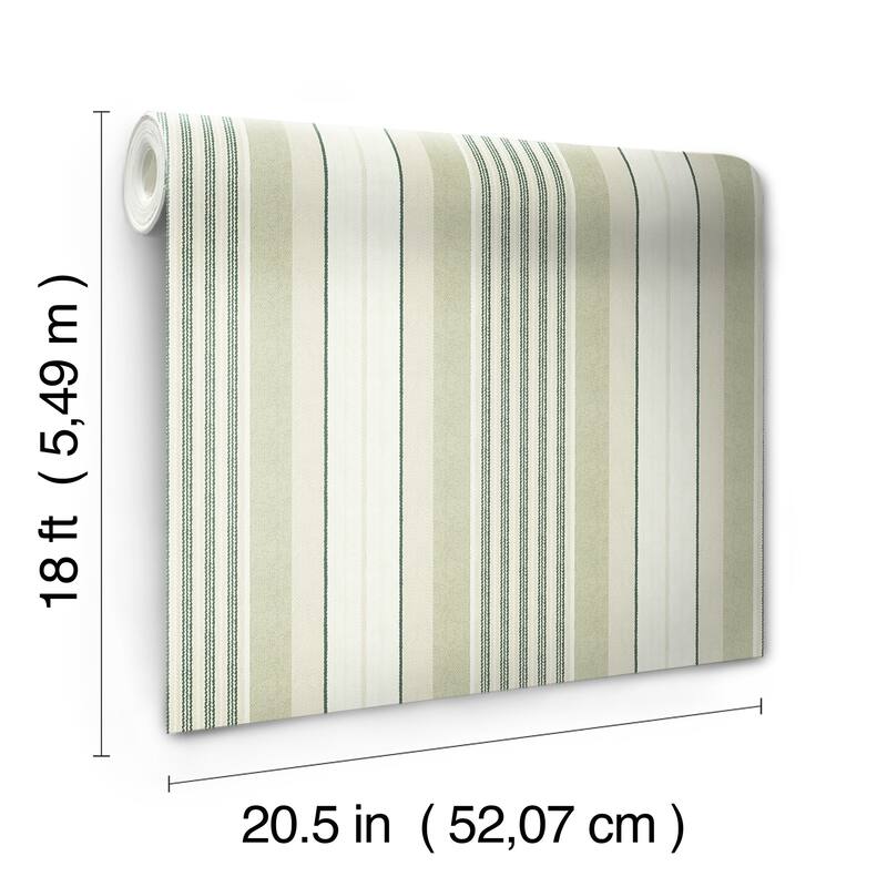 NuWallpaper Waverly Escot Green Peel and Stick Wallpaper - N/A