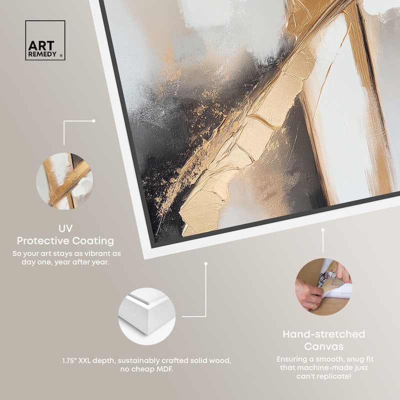 Gilded Rupture II Canvas by Art Remedy