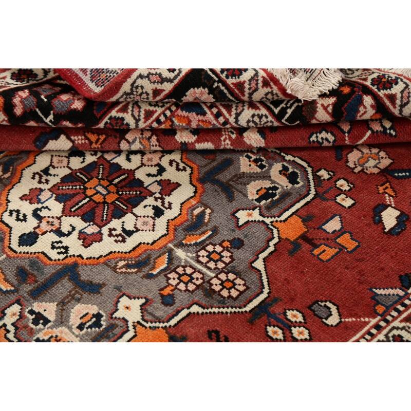 Vegetable Dye Bakhtiari Persian Area Rug Handmade Wool Carpet - 5'2" x 9'11"