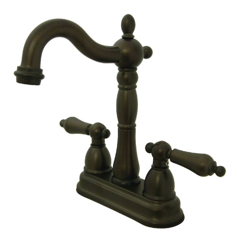 Kingston Brass Heritage 4 in. Centerset Bar Faucet - Oil Rubbed Bronze