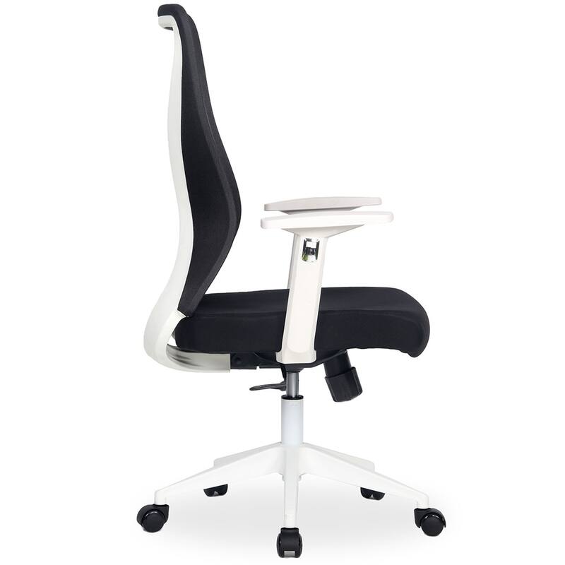 Modern Home Xelo Solo Mid-Back Desk/Office Task Chair, Computer Ergonomic Mesh Back Lumbar Support with Armrests