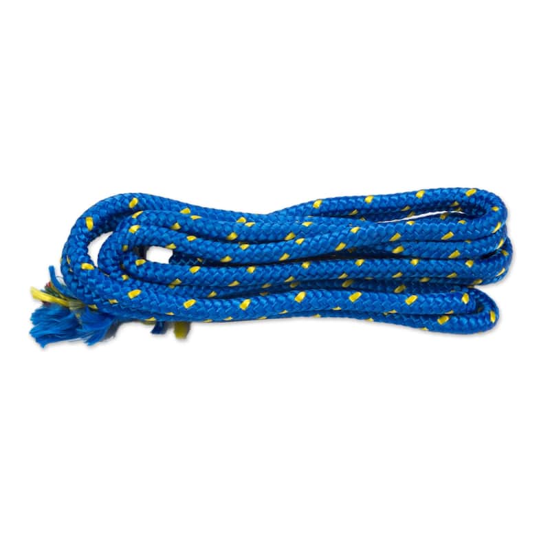 Azure Caribbean Outdoor Beach Garden Patio Pool Blue and Black Stripe Knotted Rope Style Ny