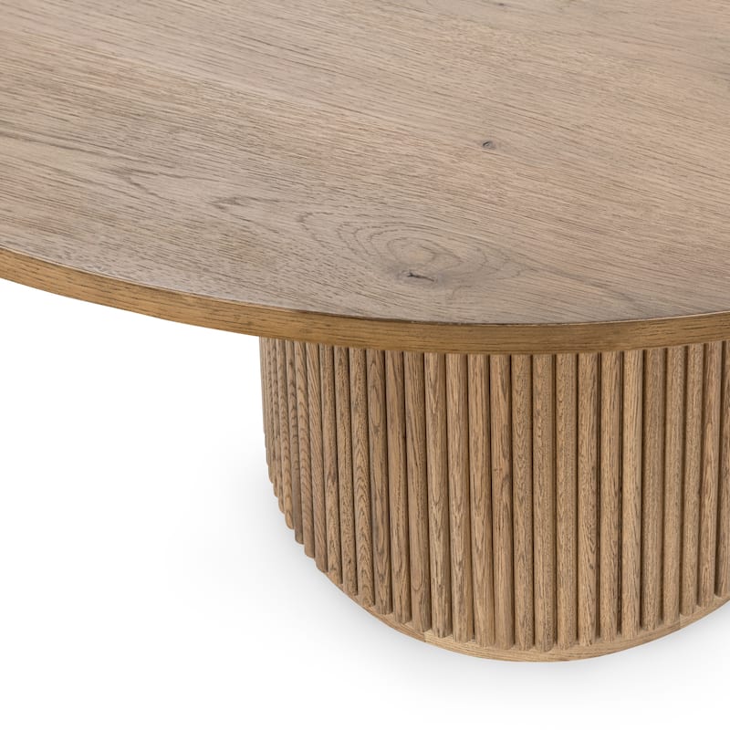 Classic Home Vander 55" Round Wood Dining Table