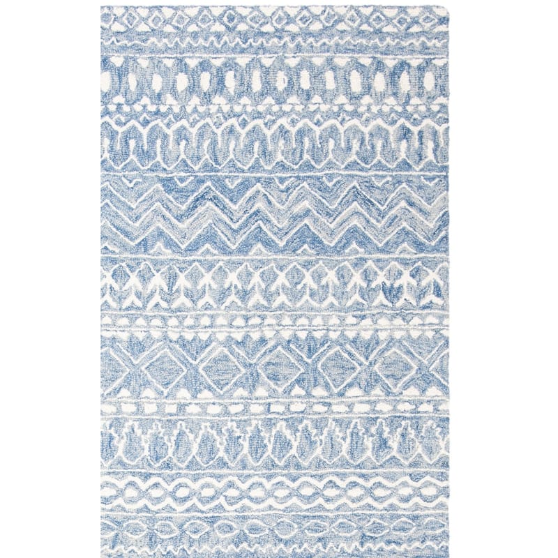 SAFAVIEH, Handmade Micro-Loop Fedosia Wool Rug