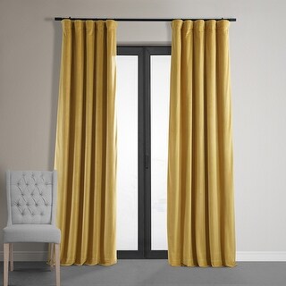 Exclusive Fabrics Signature Blackout Velvet Curtain (1 Panel)