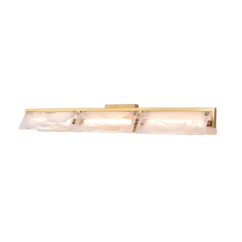 Varaluz Mingle Bathroom Vanity Light - Satin Brass