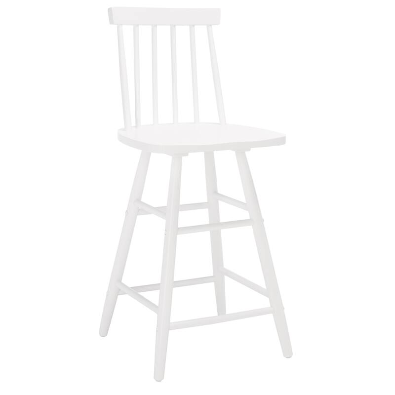 SAFAVIEH May Wood 25-inch Counter Stool - 17"W x 17"D x 38"H