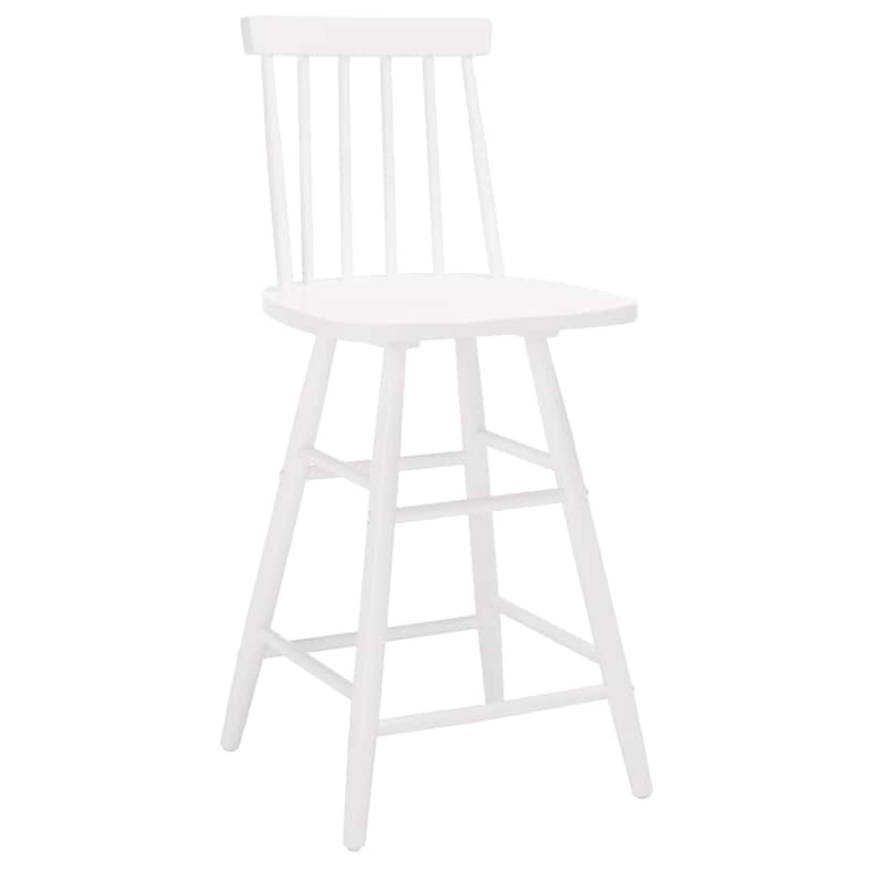 SAFAVIEH Nanie Wood 25-inch Counter Stool - 17 In. W x 17 In. D x 38 In. H - 17Wx17Dx38H