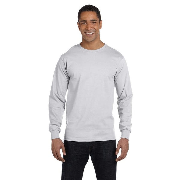 Gildan Men's Dry Blend Fabric Long Sleeve T-shirt. Opens flyout.