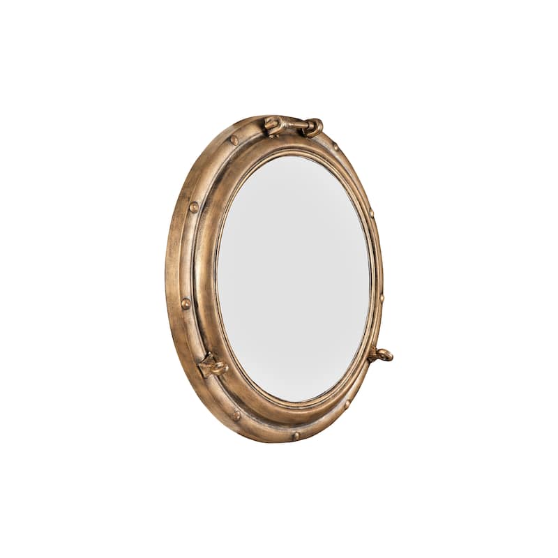 Metal Porthole Wall Mirror