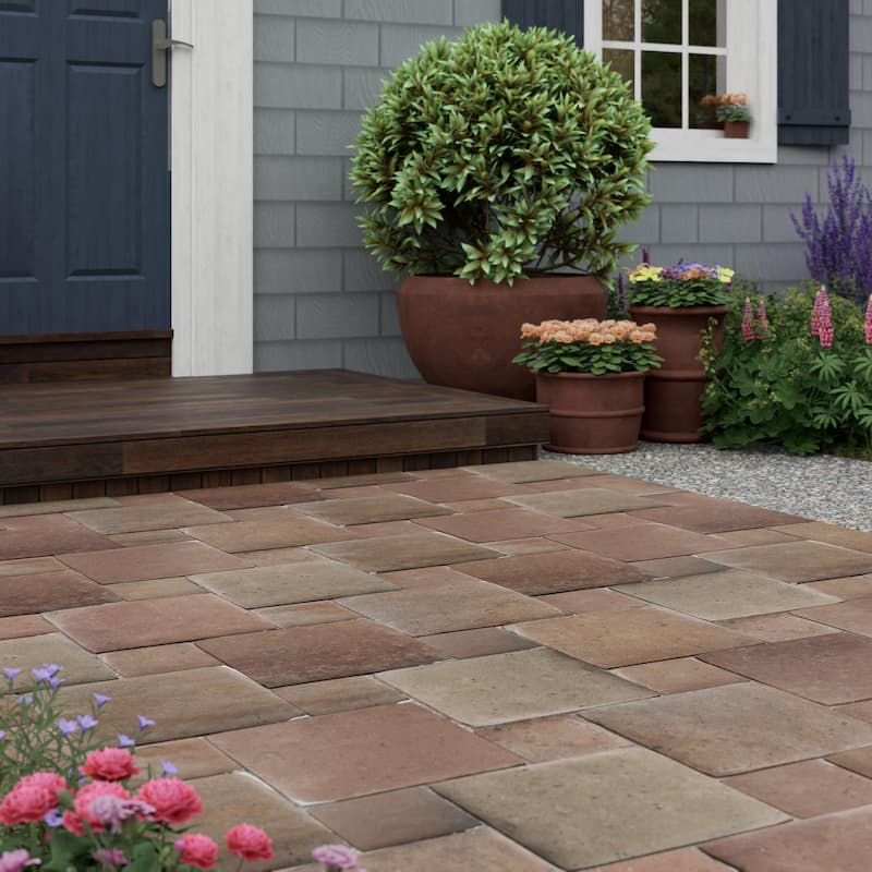 Merola Tile Benisa Marelle Cotto with Cotto Taco 11-7/8" x 17-3/4" Porcelain Floor and Wall Tile - Case (22 Tiles)