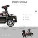 preview thumbnail 5 of 8, Kids Ride-On Push Car, SUV Style Sliding Walker with Music, Lights, Hidden Storage, for Toddlers - Black