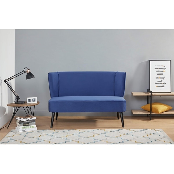 Porch & Den Brooklawn Wingback Mid-century Loveseat. Opens flyout.