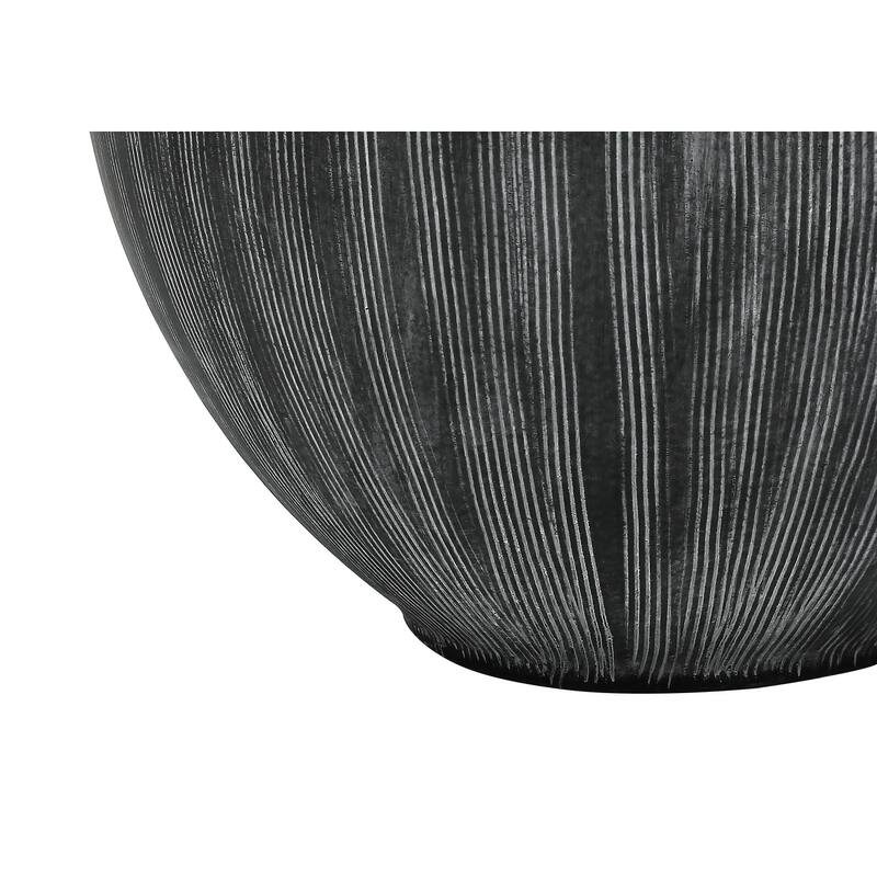 Lighting, 23"h, Table Lamp, Black Ceramic, Black Shade, Contemporary