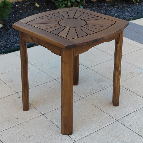 International Caravan Highland Acacia Sunburst Coffee Table International Caravan Highland Acacia Sunburst Coffee Table