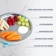 preview thumbnail 3 of 6, Baby Round Open Plate Stainless Steel and Silicone