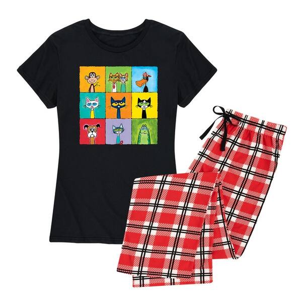 Shop Pete The Cat Family Friends Collage Women S Pajama Set