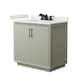 Option Light Green / White Quartz Top / Matte Black