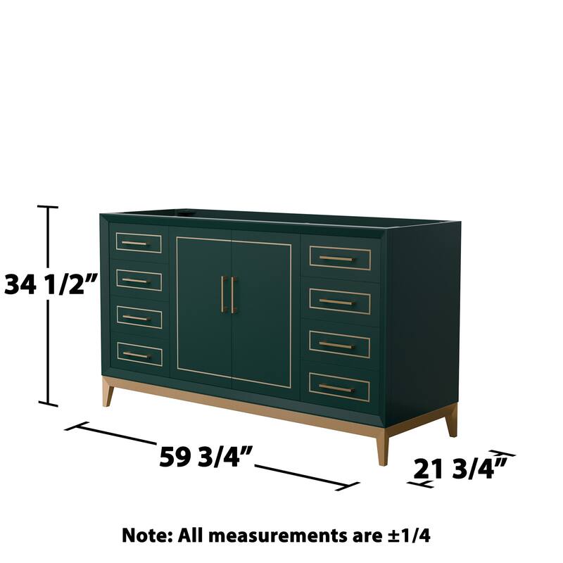 Wyndham Collection WCH515160S-CXSXX-MXX Marlena 60" Single Free