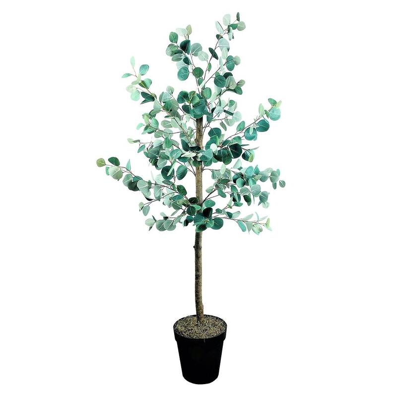 6-foot Artificial Eucalyptus Tree in Growers Pot